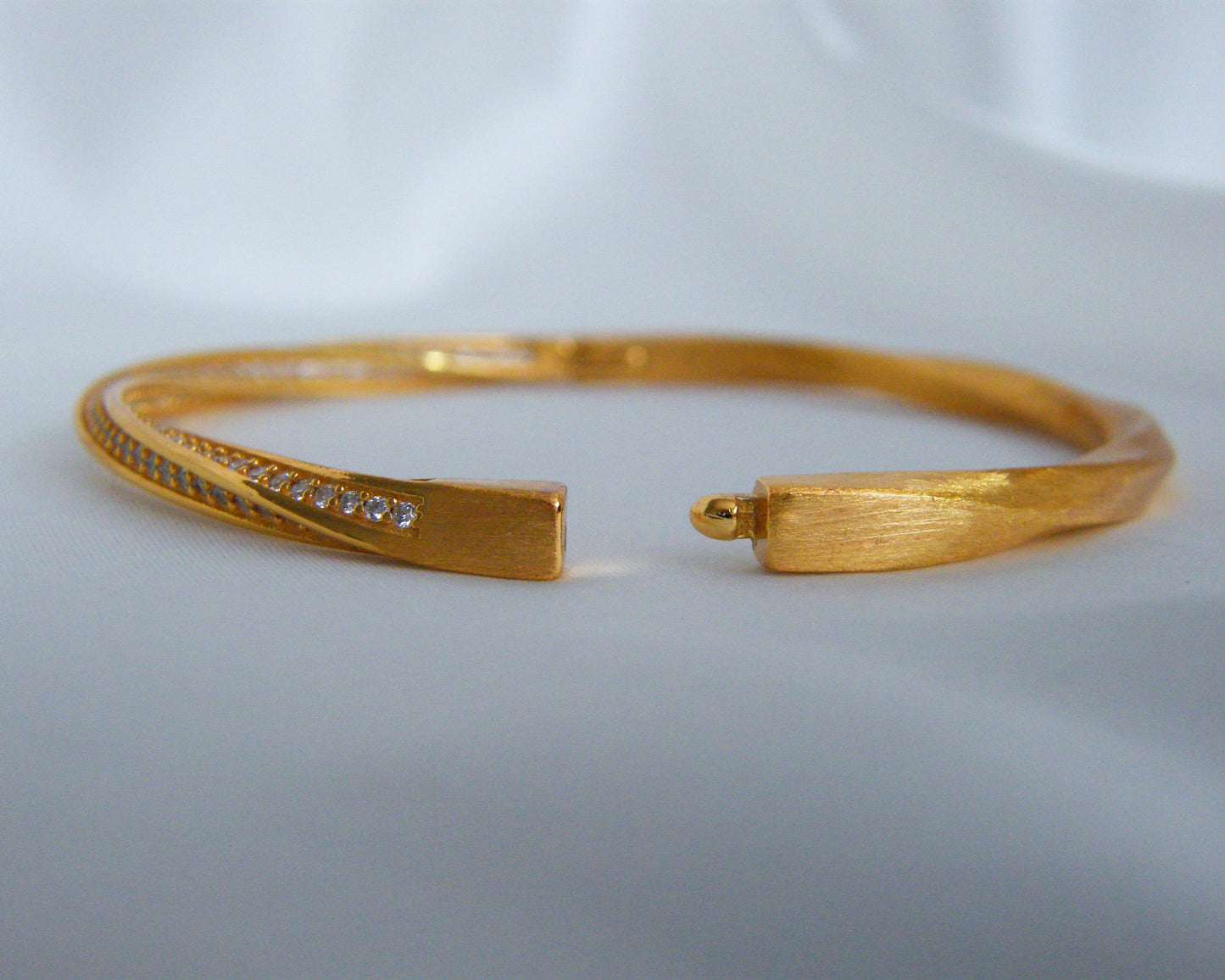 Twist Channel Bangle