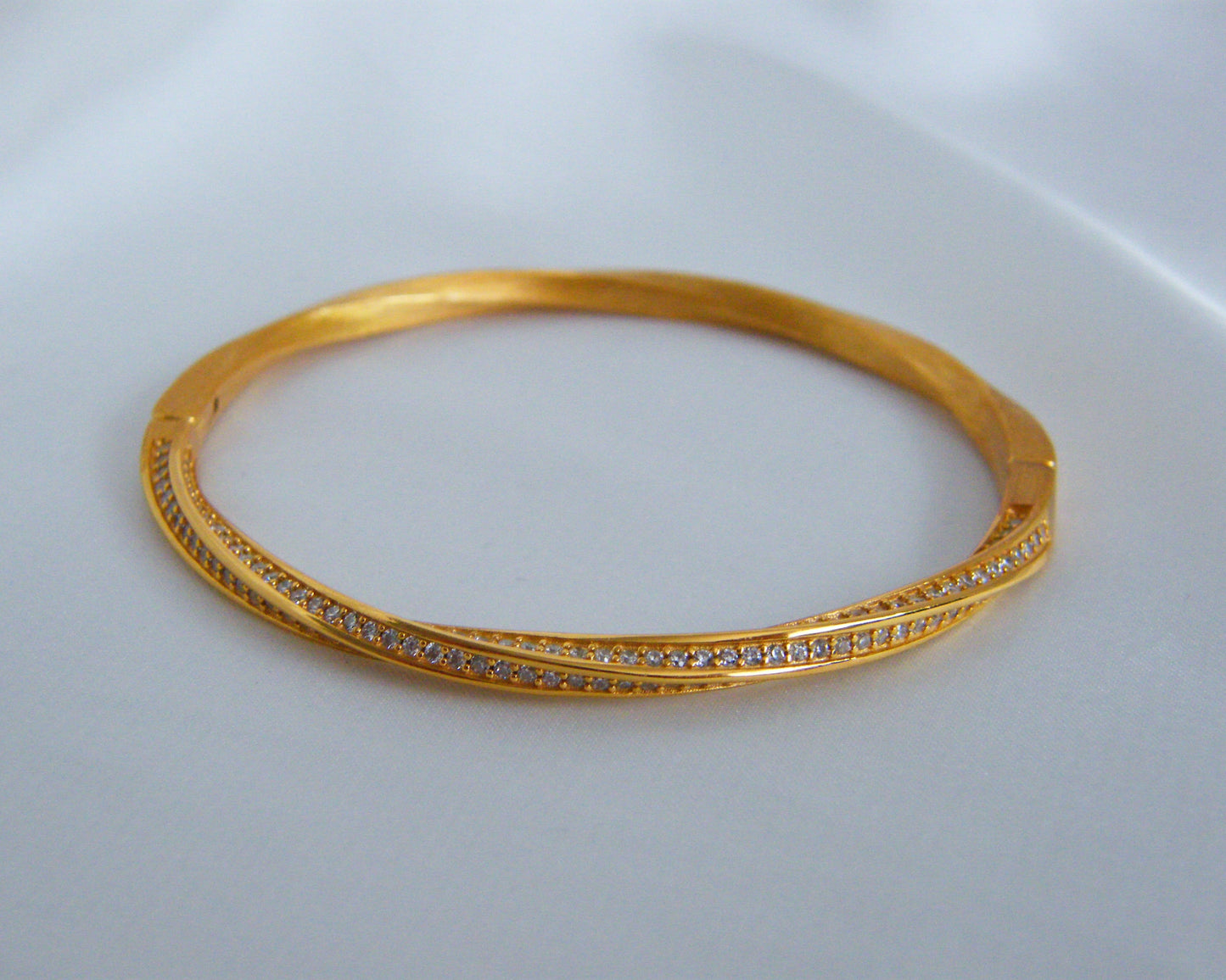 Twist Channel Bangle
