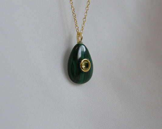 The Malachite Aura Necklace - Small