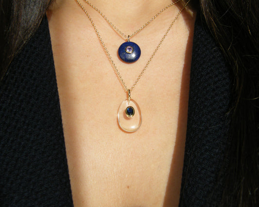 Aura Lapis Necklace