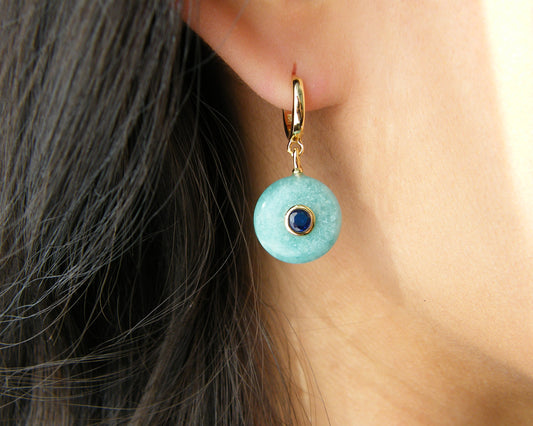 Aura Amazonite Earrings