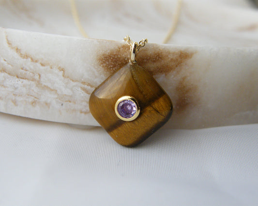 Tiger’s Eye Aura Necklace