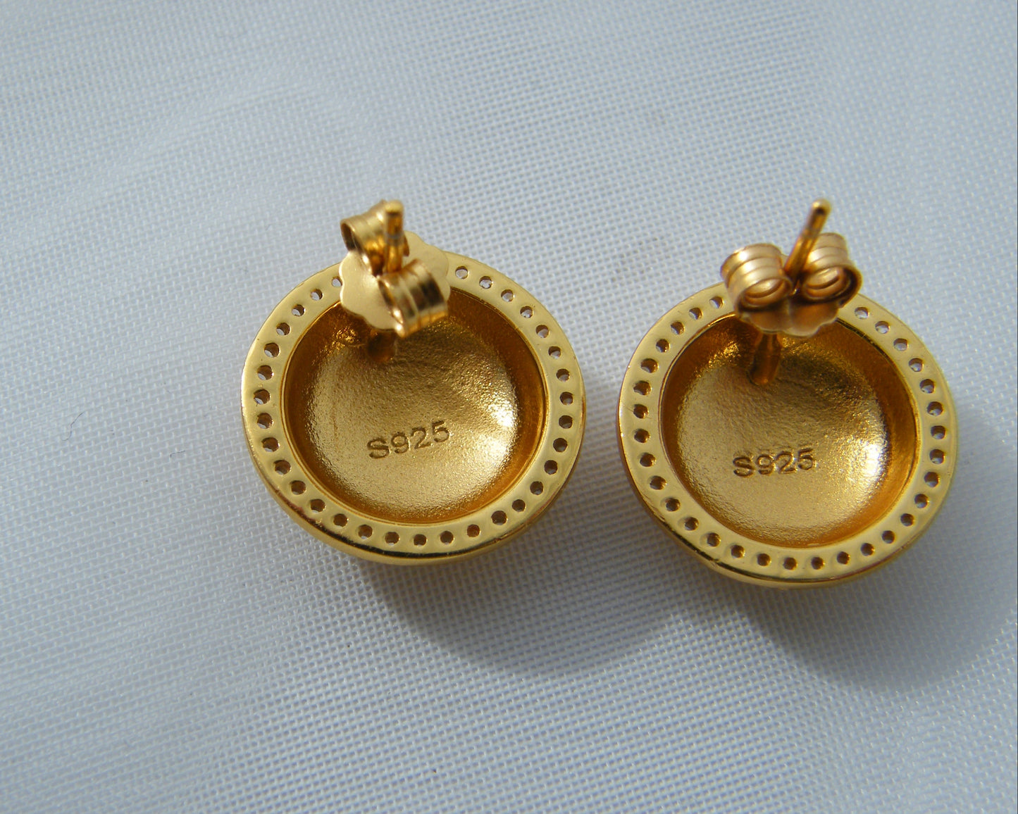 Gilded Halo Studs