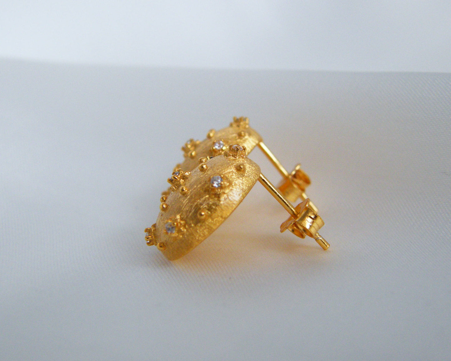 Celestial Dome Stud Earrings