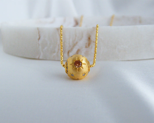 Celestial Orb Pendant Necklace