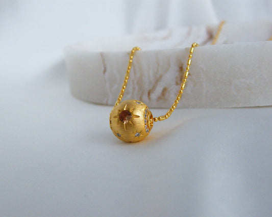 Celestial Orb Pendant Necklace