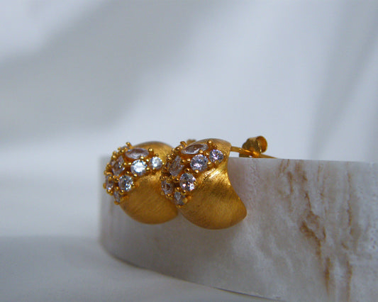 Dome Cluster Stud Earrings