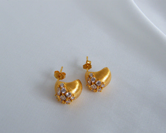 Dome Cluster Stud Earrings