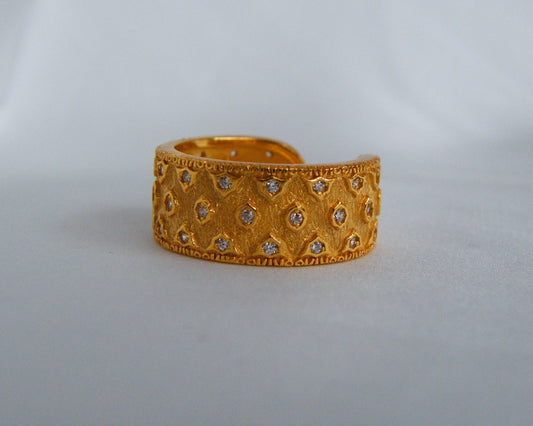 Golden Embers Ring