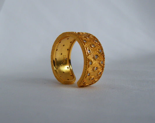 Golden Embers Ring