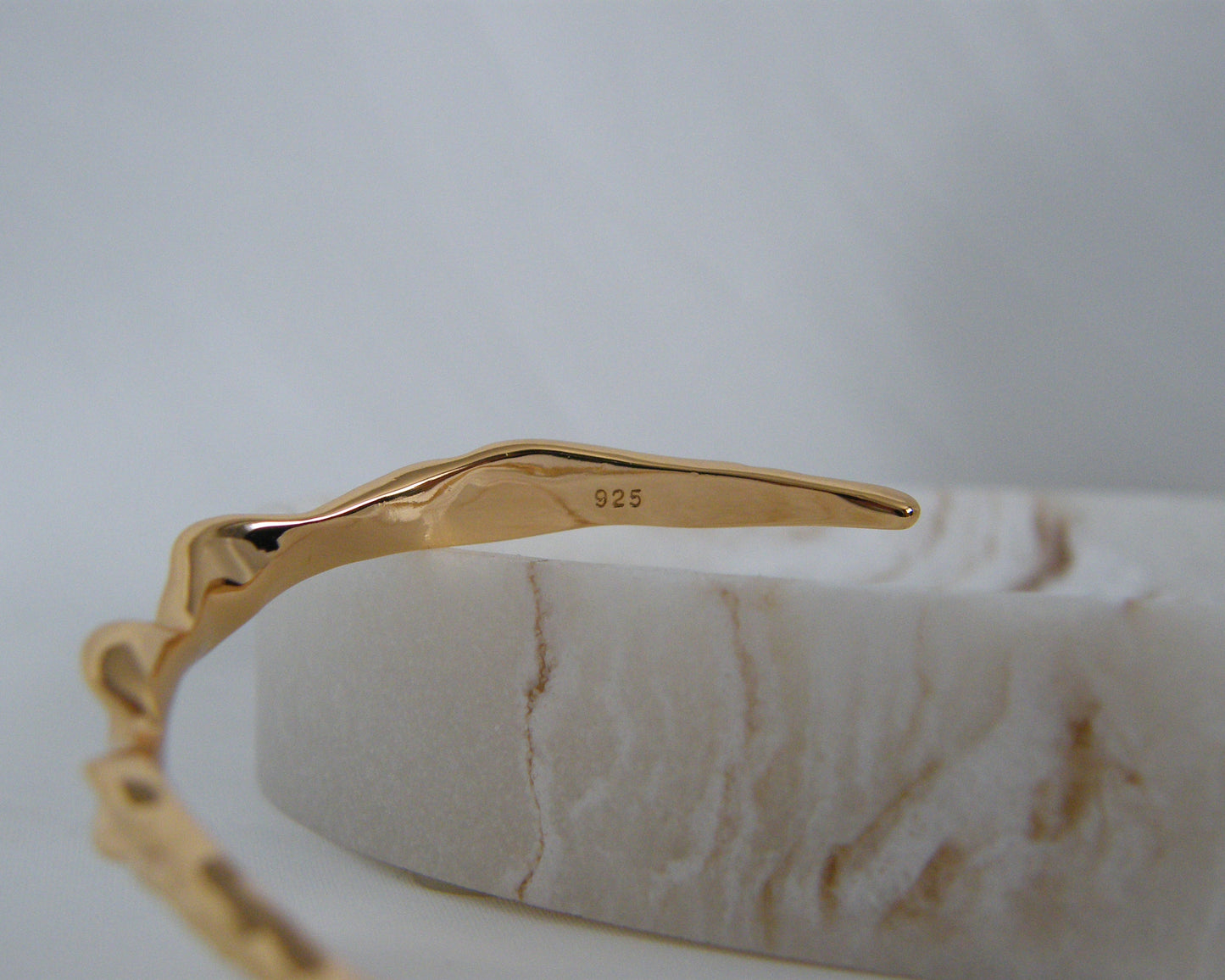 Molten Gold Bangle