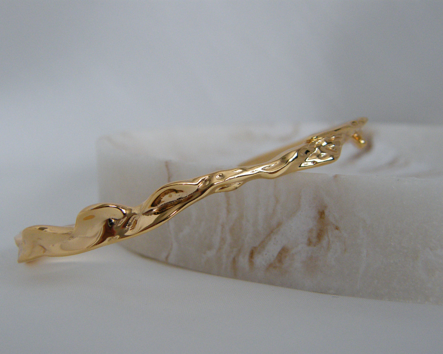 Molten Gold Bangle
