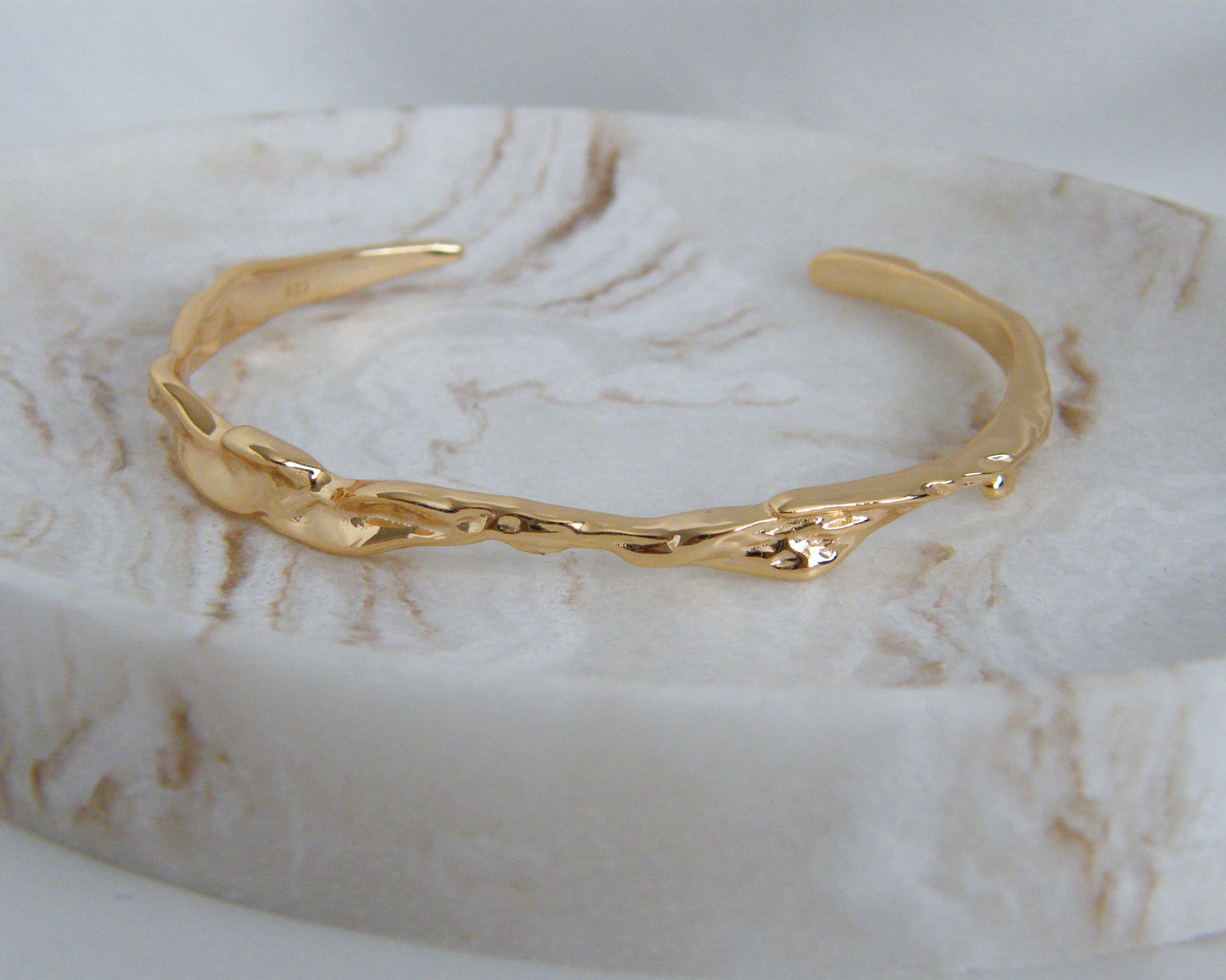 Molten Gold Bangle