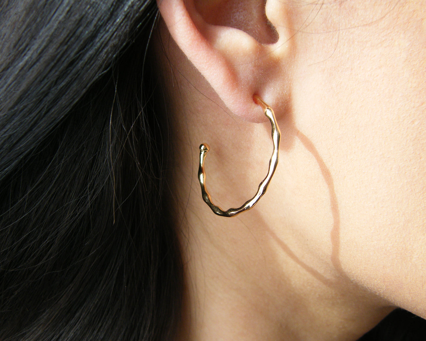 Convertible Pearl Hoop Earrings
