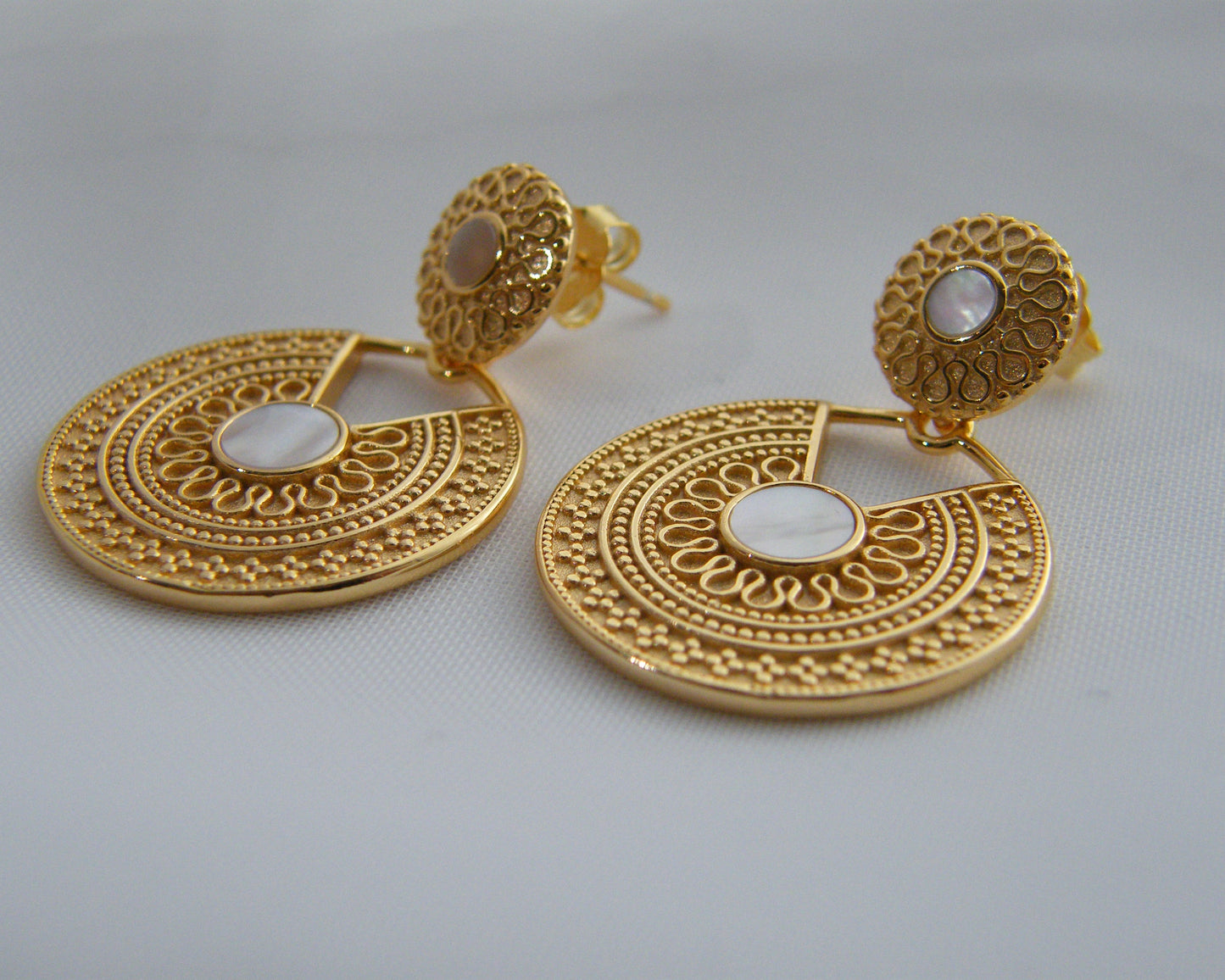 Solara Mother of Pearl Earrings