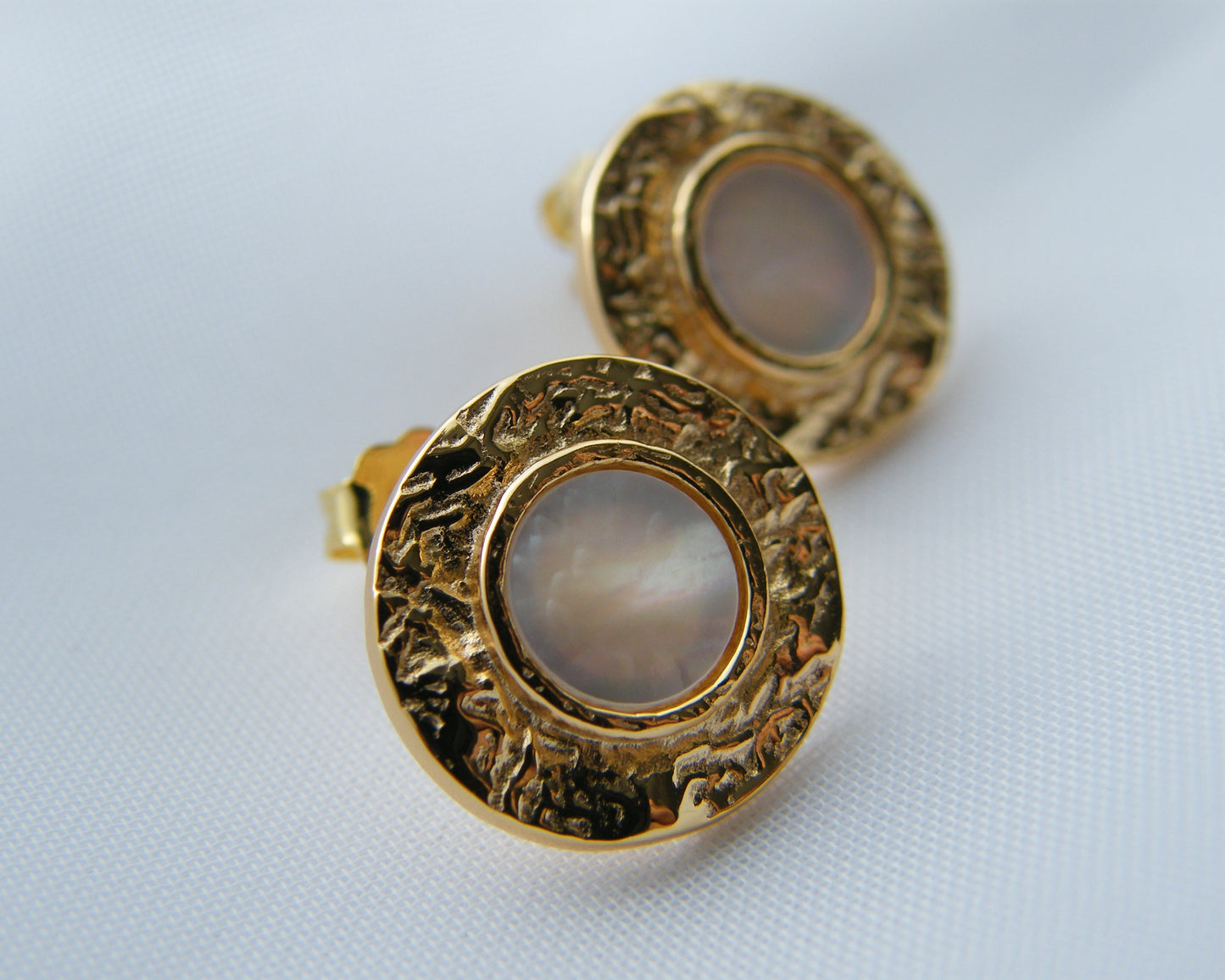 Aurora Mother of Pearl Studs