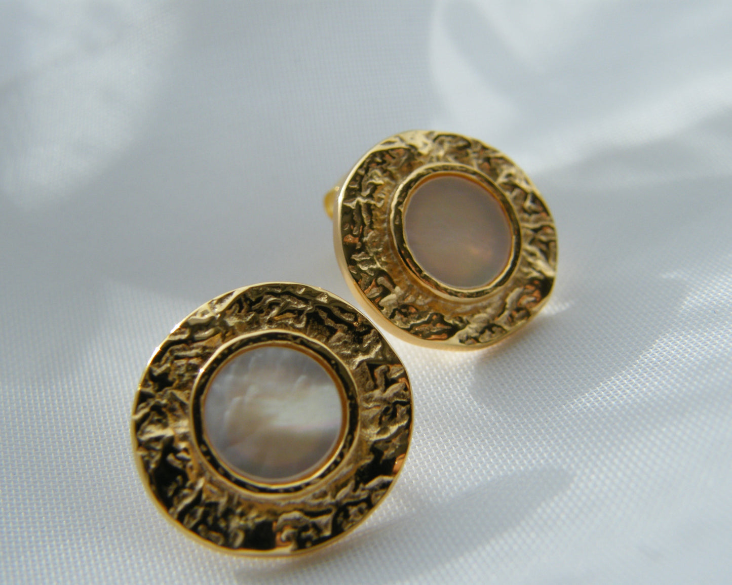 Aurora Mother of Pearl Studs