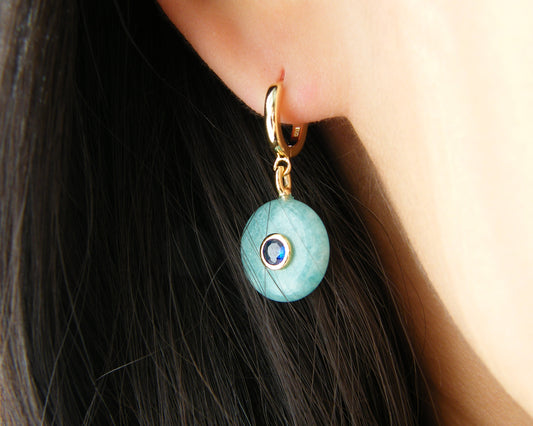 Aura Amazonite Earrings