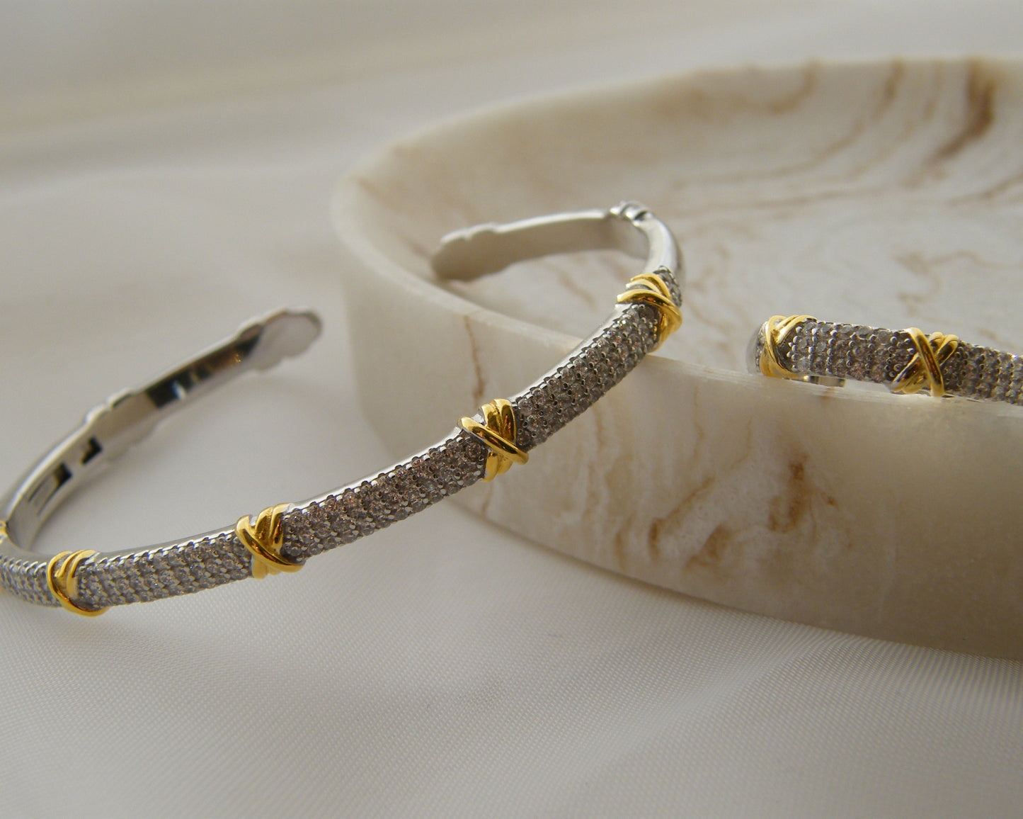 Aurelia Cross Set — Bangle and Ring