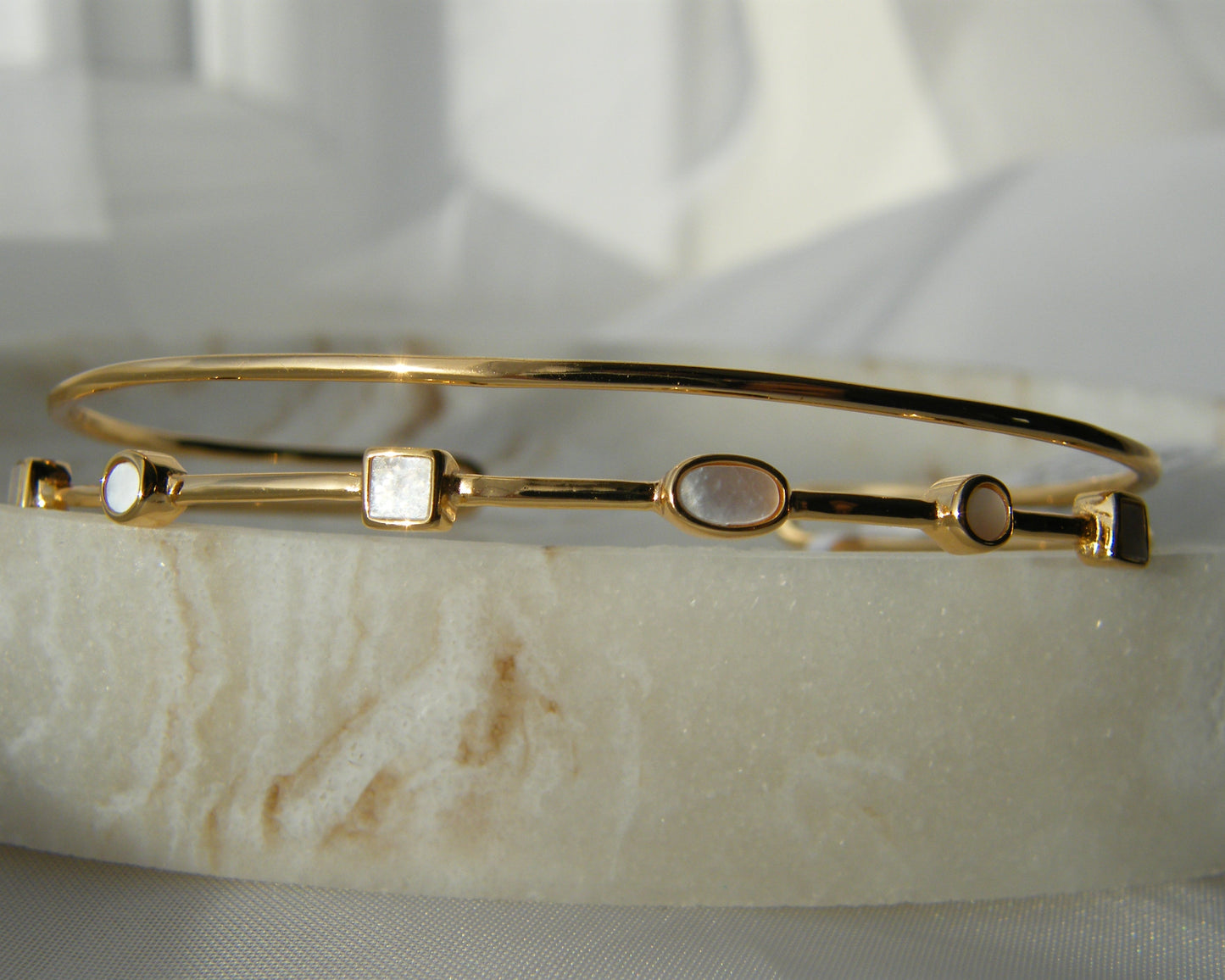 Lumière Mother of Pearl Cuff