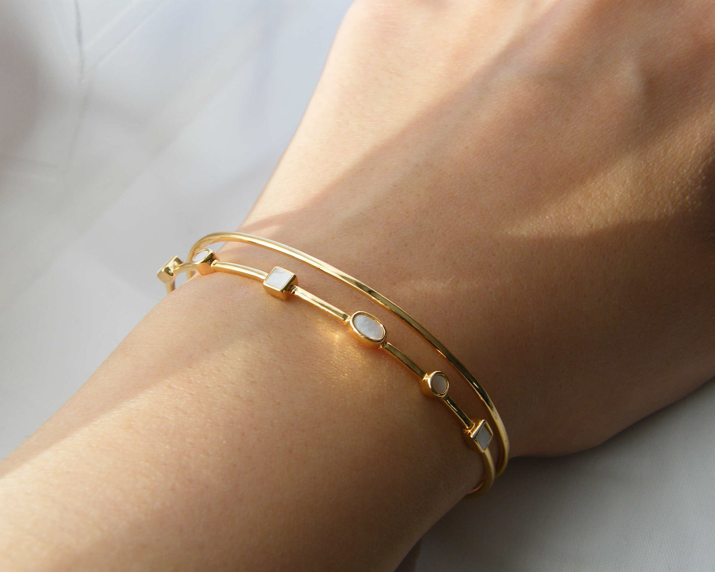 Lumière Mother of Pearl Cuff