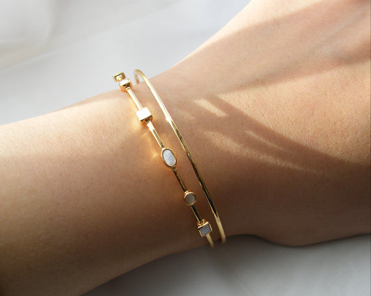 Lumière Mother of Pearl Cuff
