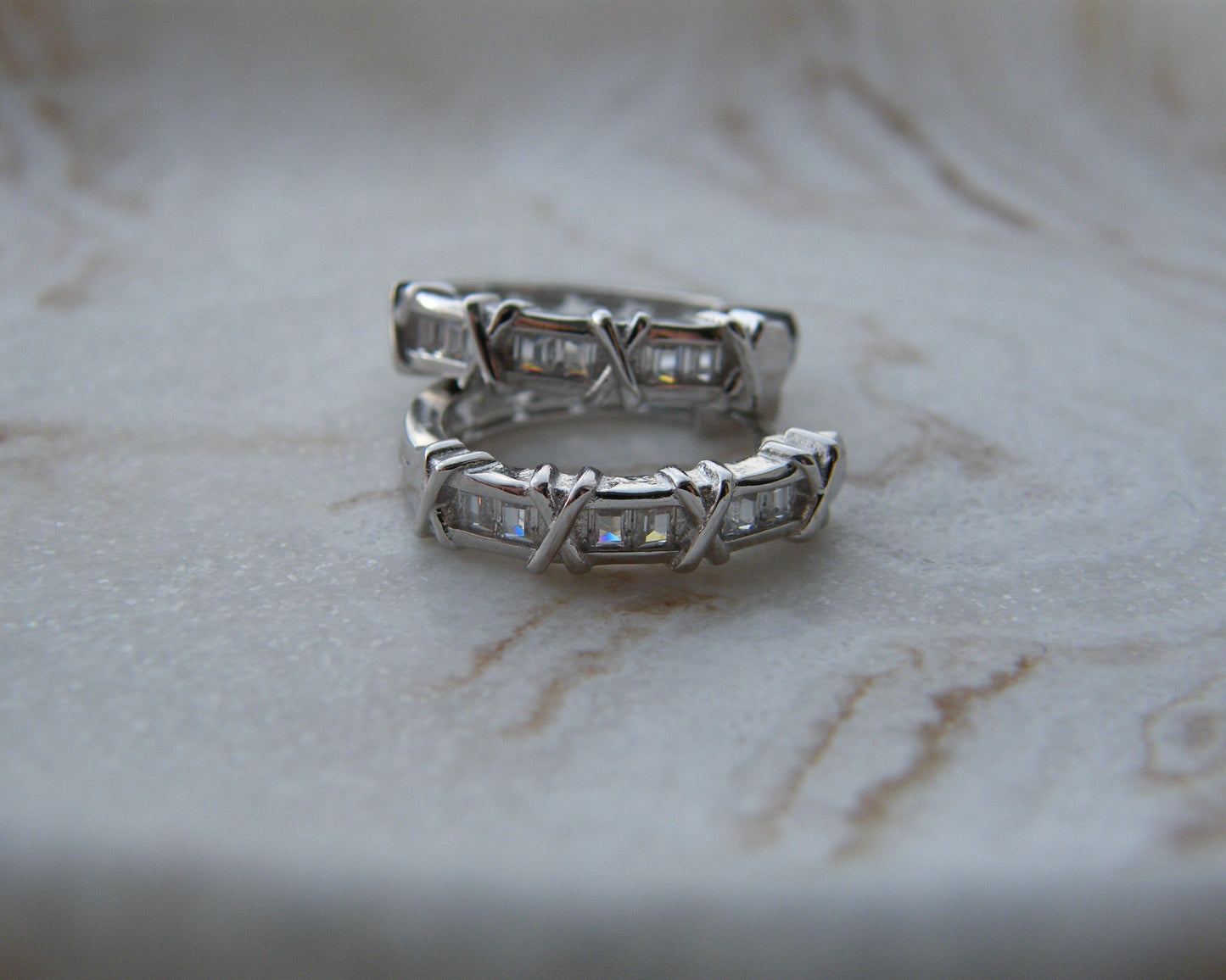 Prism Baguette Huggies