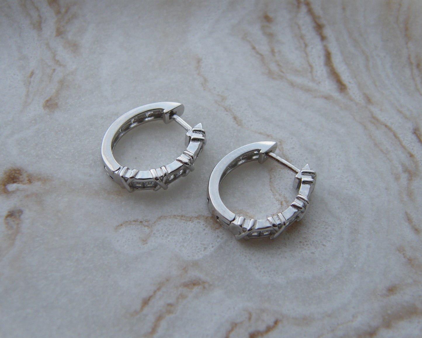 Prism Baguette Huggies