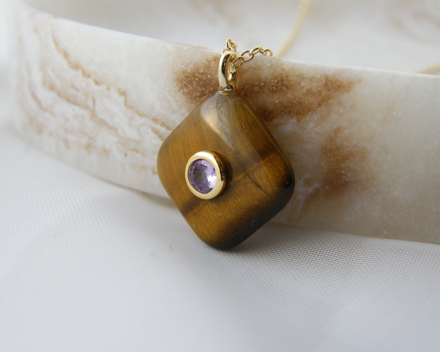 Tiger’s Eye Aura Necklace