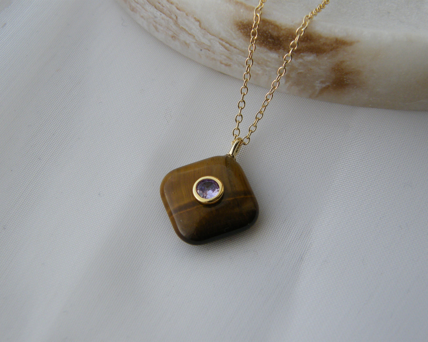 Tiger’s Eye Aura Necklace