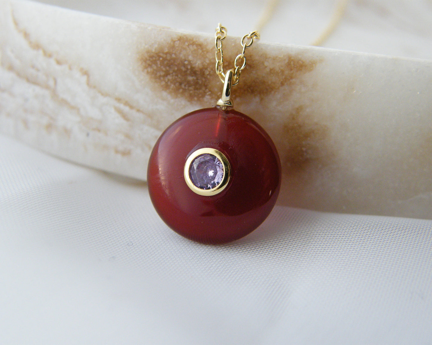Carnelian Aura Necklace