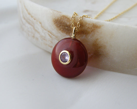 Carnelian Aura Necklace