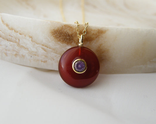 Carnelian Aura Necklace