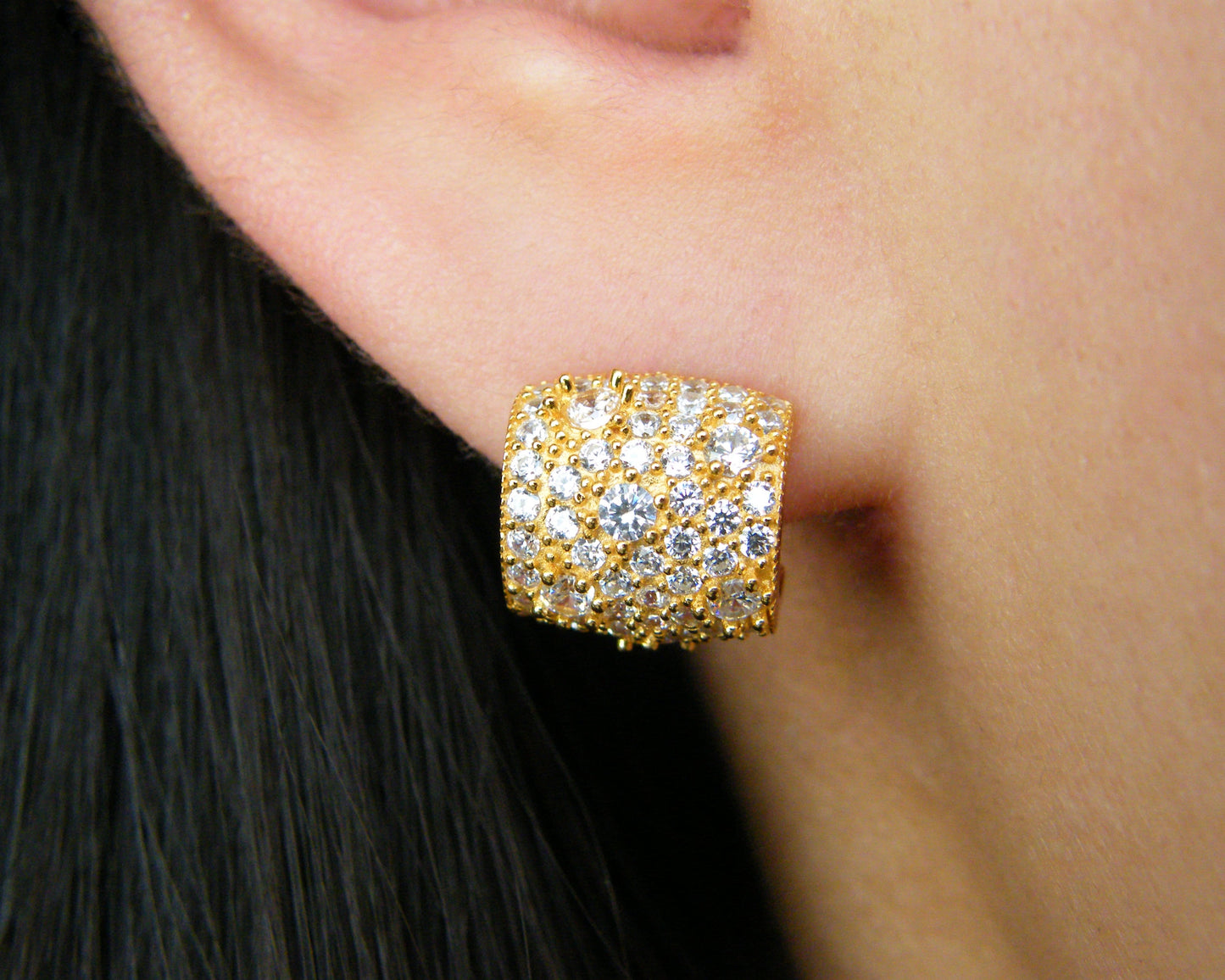 Lumière Pavé Cuff Studs