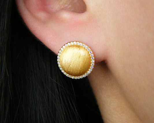 Gilded Halo Studs