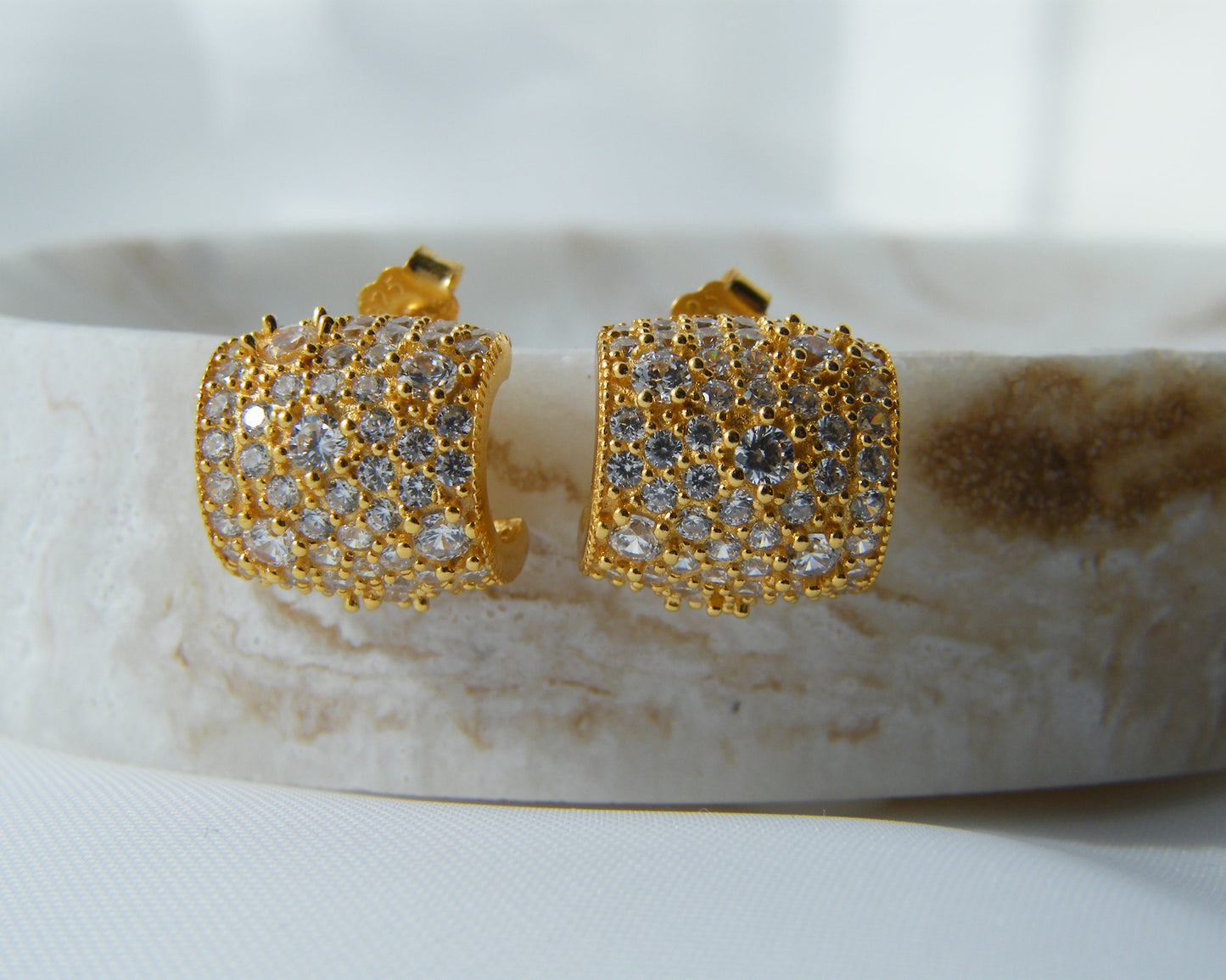 Lumière Pavé Cuff Studs