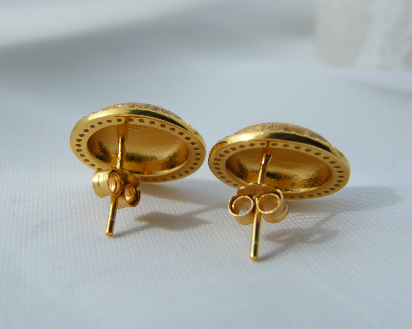 Gilded Halo Studs