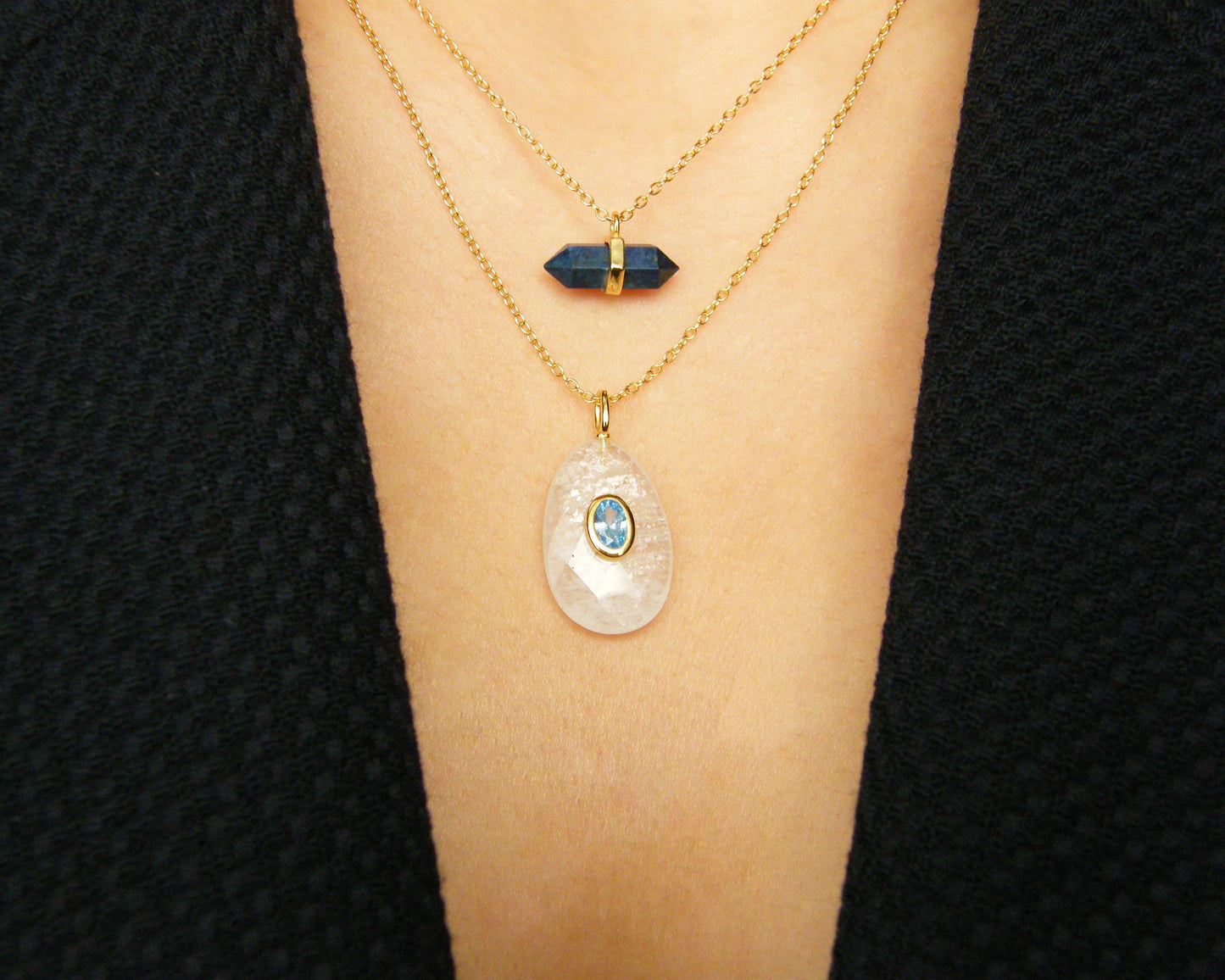 Moonstone Aura Necklace
