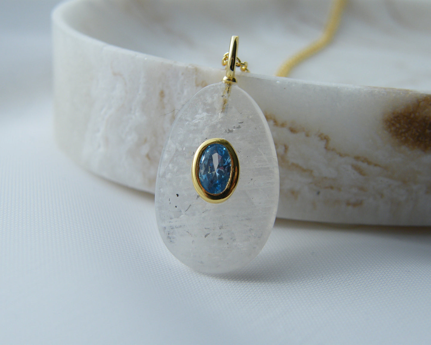 Moonstone Aura Necklace